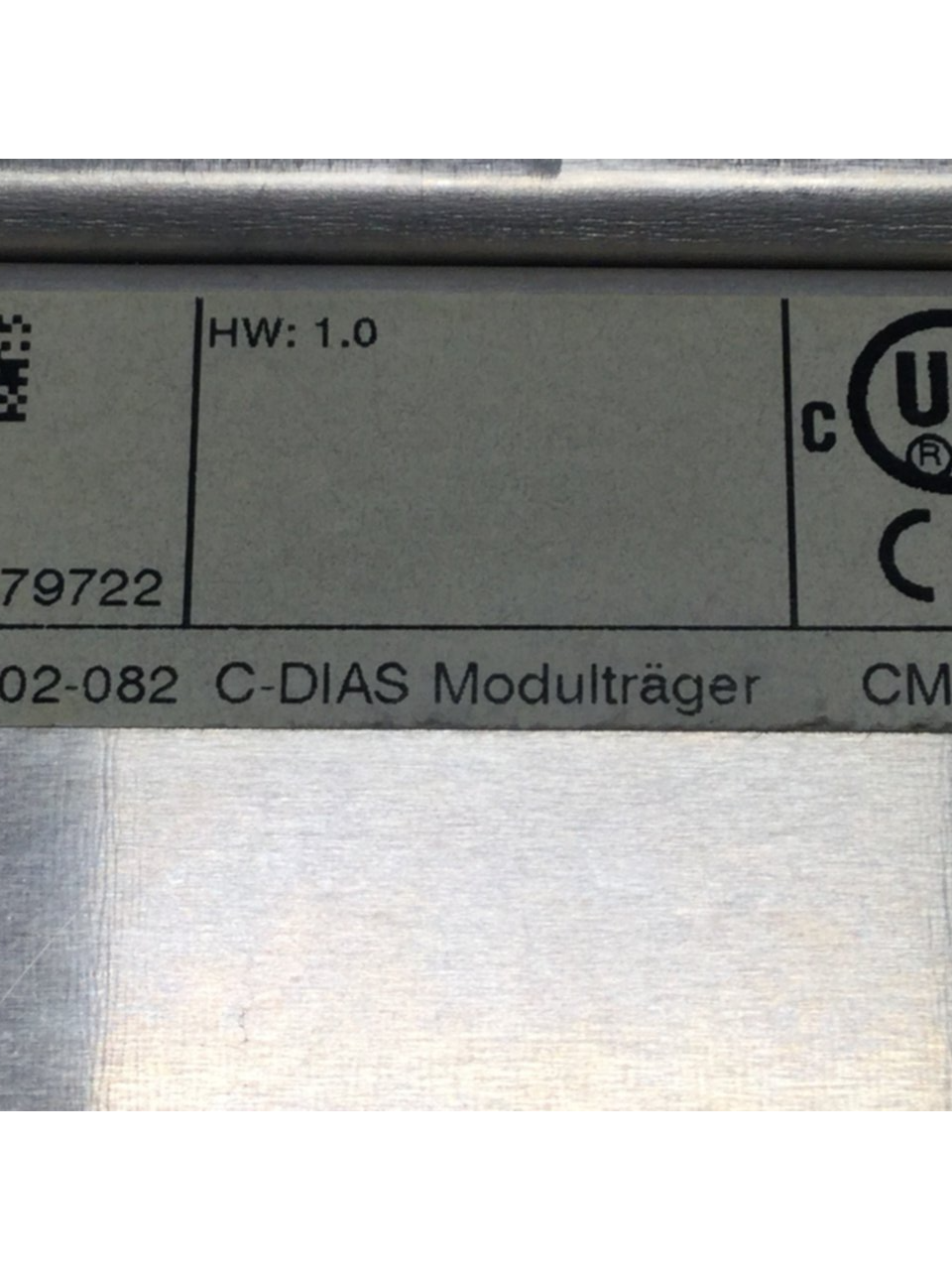 Used SIGMATEK C-Dias Module Carrier CMB082 USED
