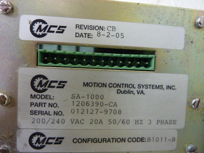 Used MCS Servo Amplifier SA-1000 Used
