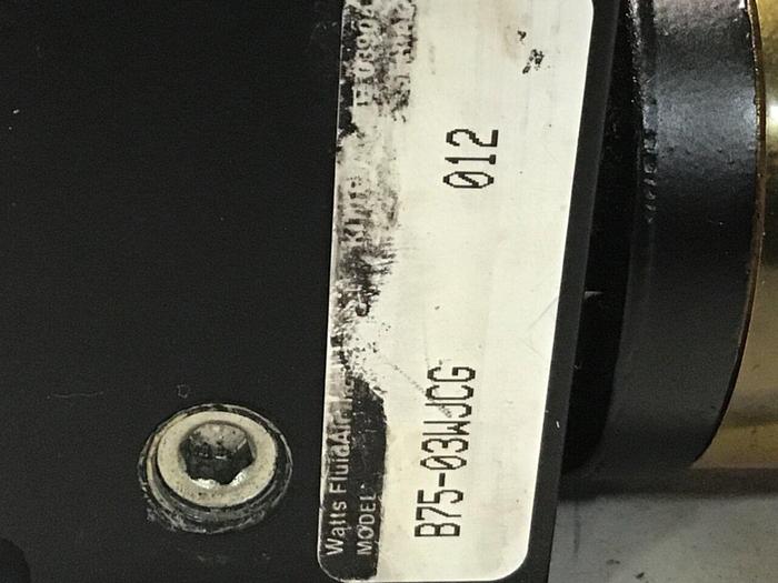 Used WATTS Pneumatic Filter Regulator B75-03WJCG #124701