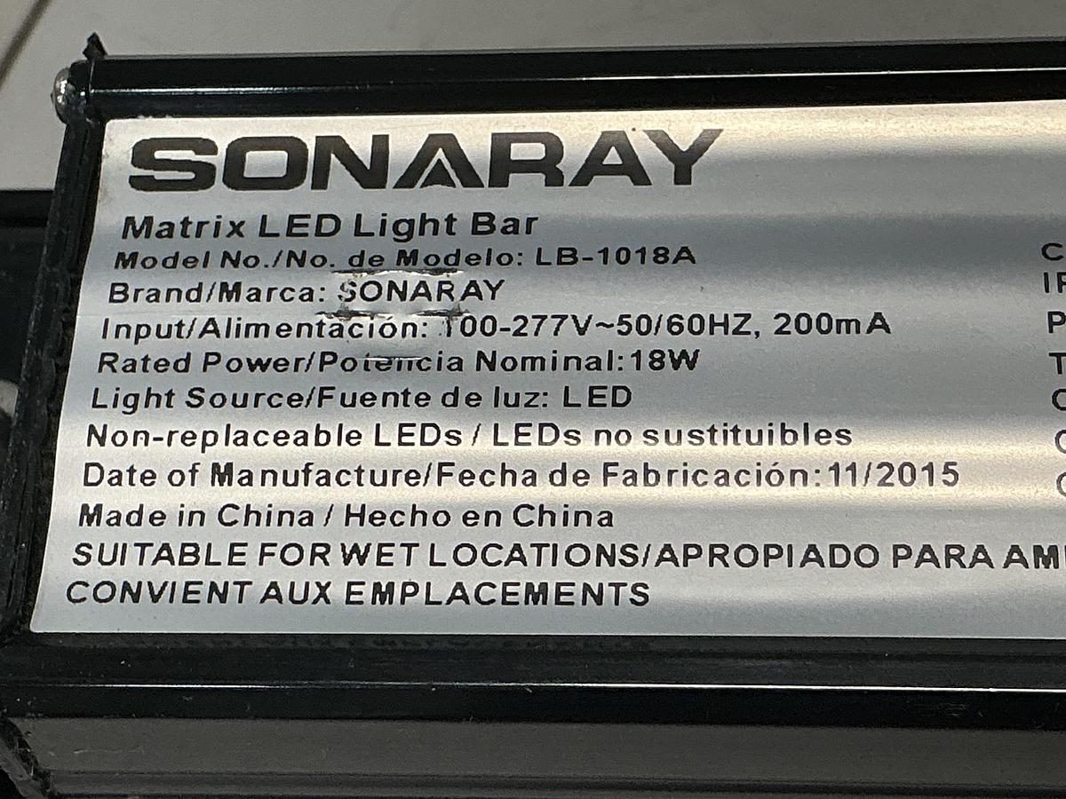 Used SONARAY LB-1018A