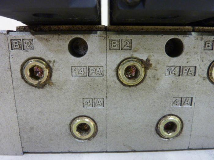 Used SMC Control Block w/ Valves VS7-6-FG-S-3Z #60105