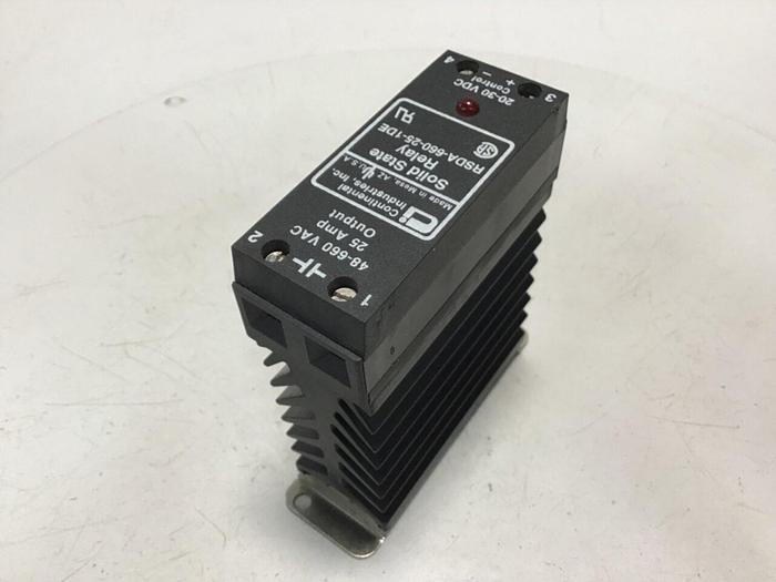 Used CONTINENTAL INDUSTRIES Solid State Relay RSDA-660-25-1DE #134794