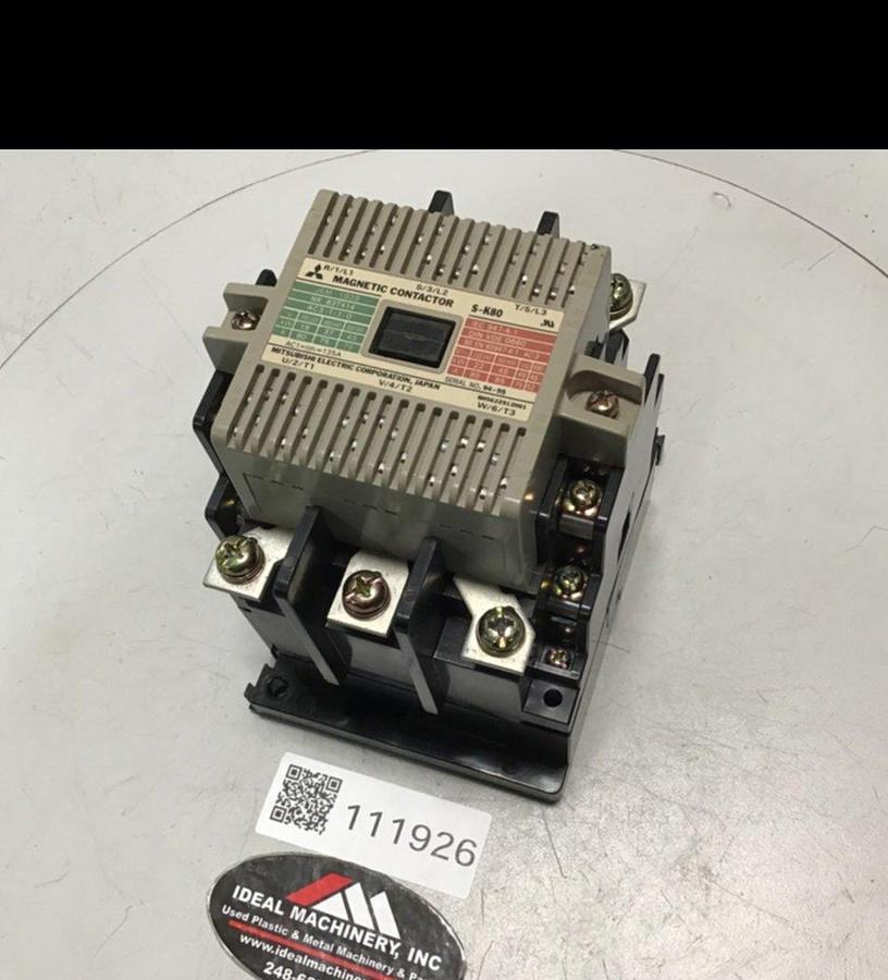 Used MITSUBISHI Magnetic Contactor S-K80 USED