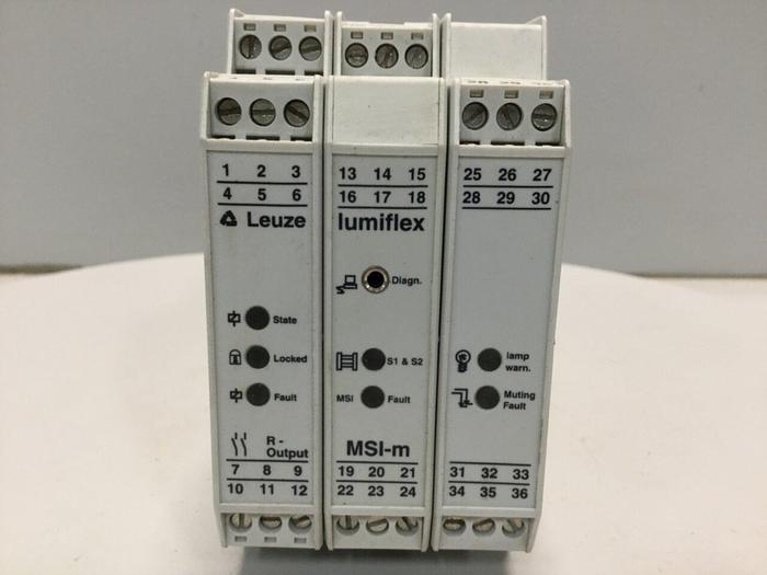 Used LEUZE AOPD Modular Safety Interface MSI-M/R #108800