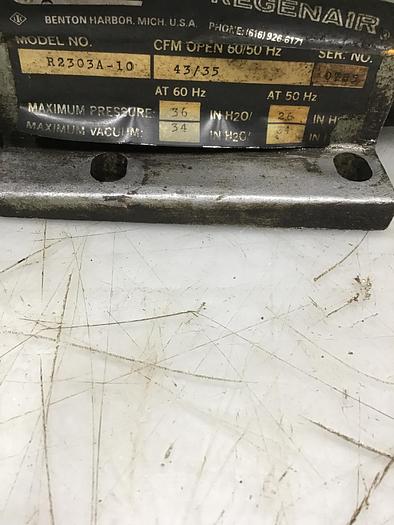 Used GAST MFG Motor R2303A-10 Used #134630