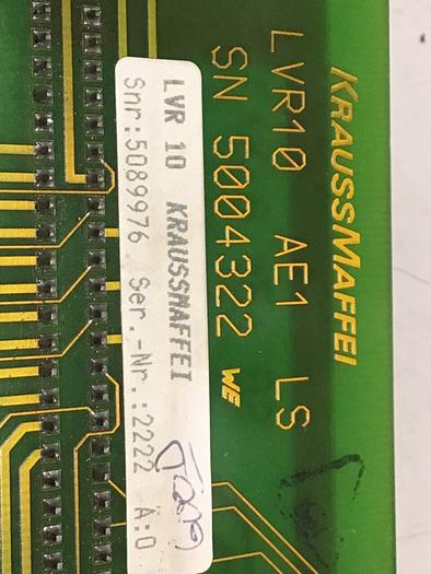 Used KRAUSS MAFFEI Circuit Board LV200 #120260