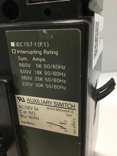 Used FUJI ELECTRIC 15 Amp Circuit Breaker BU-ESB3015 #104493
