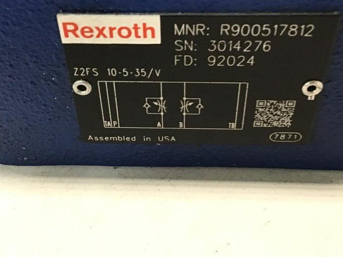 Used REXROTH Valve Z2FS10535V #115845