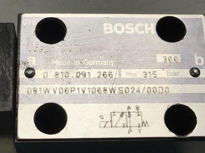 Used BOSCH Valve 0 810 091 266 #113019