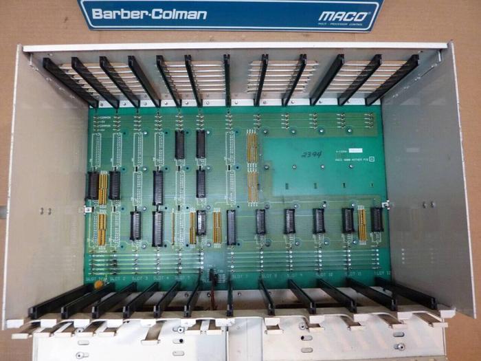 Used BARBER COLMAN Control Card Rack 40BA-211BC-CCA-A-00 Used