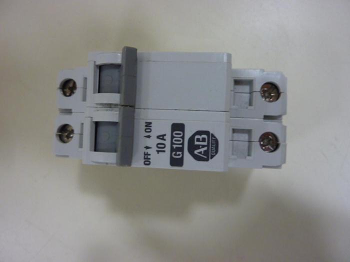 Used ALLEN BRADLEY 10 Amp Circuit Breaker 1492-CB2/G100 SER B #46992