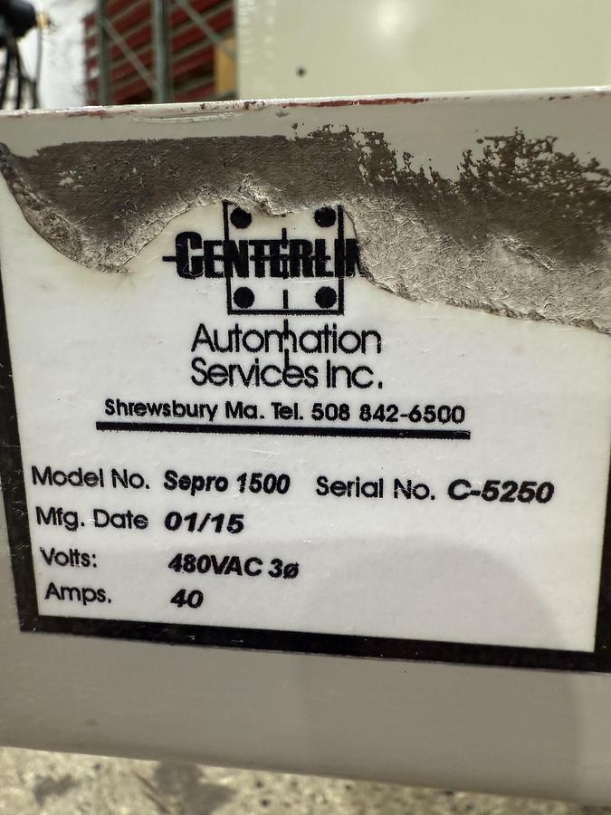 Used CENTERLINE Sepro 1500