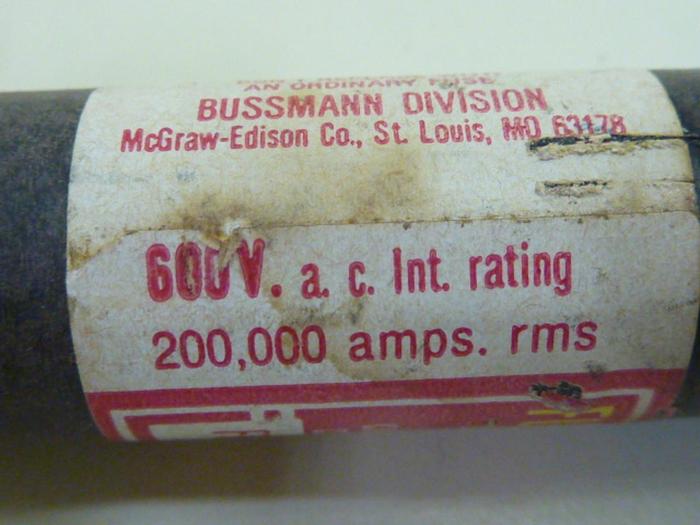 Used FUSETRON 5 6/10 Amp Fuse FRS-R-56/10 #47403