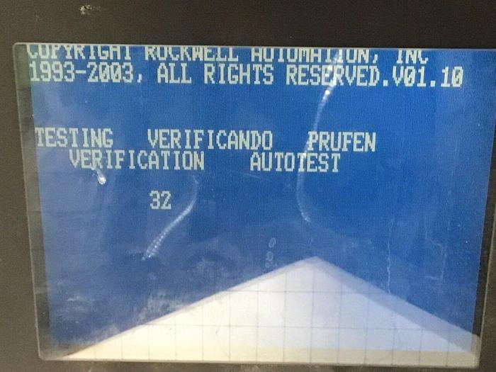 Used ALLEN BRADLEY Operator Panel 2711-B6C2 SER C Used