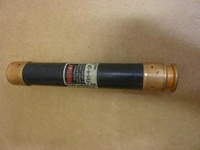 Used FUSETRON 20 Amp Fuse FRS-R-20 #33632
