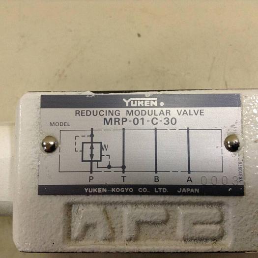 Used YUKEN Reducing Modular Valve MRP-01-C-30 #72661