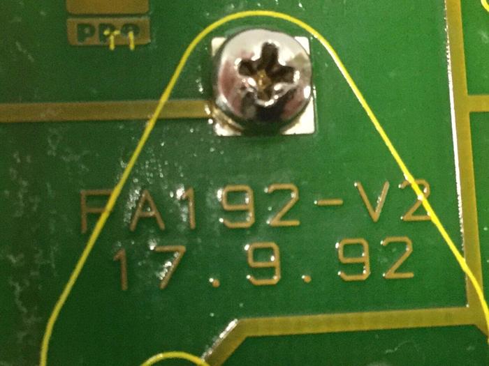 Used FRITSCH ELEKTRONIK Circuit Board FA192-V2 #96158