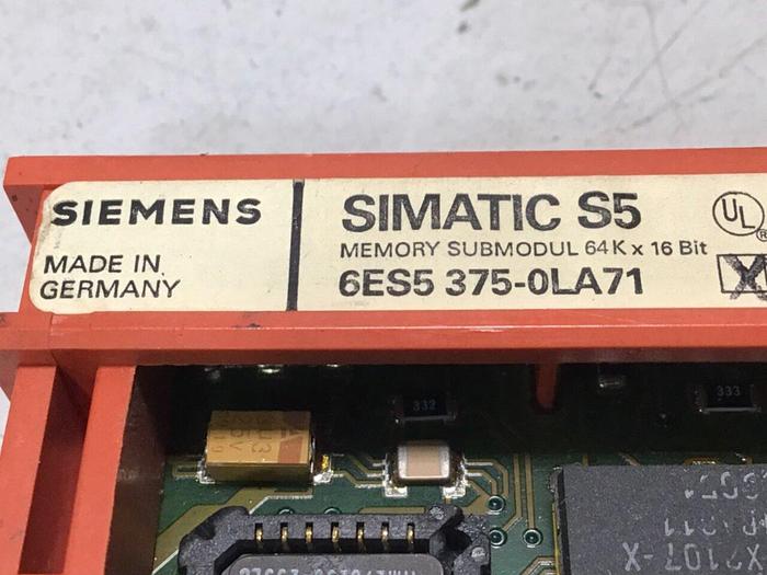Used SIEMENS Memory Submodule 6ES5 375-0LA71 Used