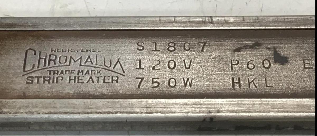 CHROMALOX 750 Watt Strip Heater S1807 NEW