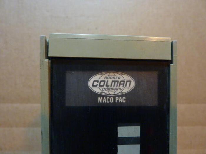 Used BARBER COLMAN Process Module MACO 8000 80DA-00001-001-0-00 #3113
