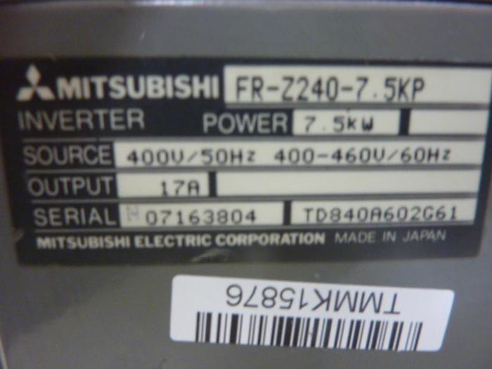 Used MITSUBISHI Inverter FR-Z240-7.5KP #46842