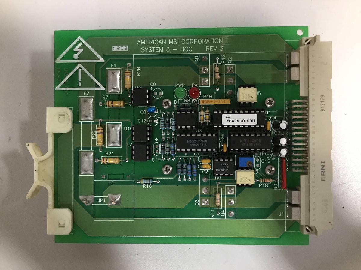 Used AMERICAN MSI Control Board C3201.010.045 Used
