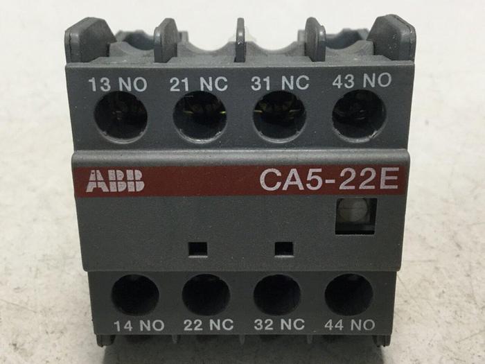 Used ABB Auxiliary Contact Block CA5-22E #104655