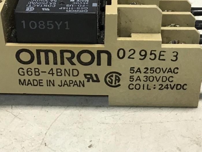 Used OMRON Relay Terminal Block G6B-4BND #118604