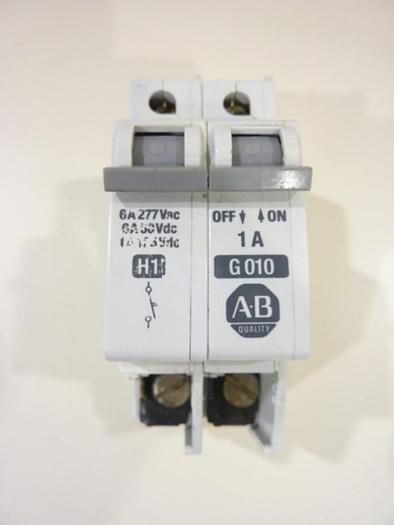 Used ALLEN BRADLEY 1 Amp Circuit Breaker 1492-CB1/G010 SER A #41912