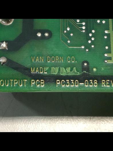 Used VAN DORN Pathfinder DC Output Board PC330-038 330038 USED