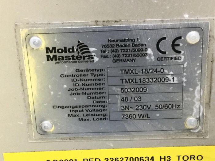 Used MOLD MASTER 18 Zone Hot Runner TMXL-18/24-0 Used
