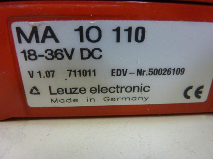 Used LEUZE Controller MA 10 110 #52316