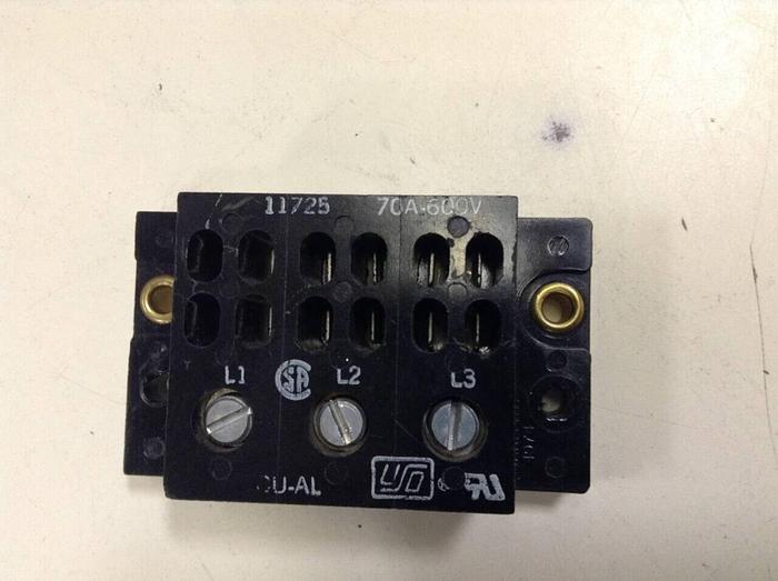 Used USO Power Distribution Block 3 Pole 11725 #87239