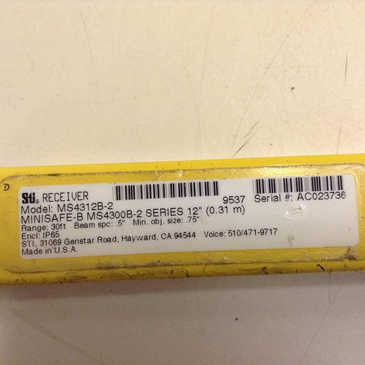 Used STI Light Curtain Receiver MS4312B-2 #71557