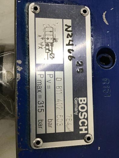 Used BOSCH Valve 0 811 402 503 #141445