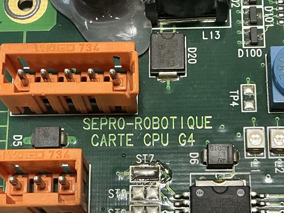 Used SEPRO ROBOTIQUE CARTE CPU G4