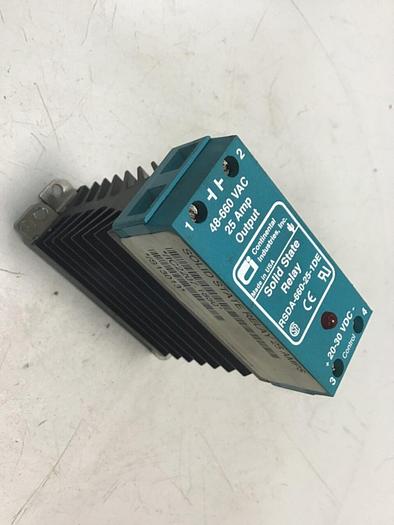 Used CONTINENTAL INDUSTRIES Solid State Relay RSDA-660-25-1DE #131887