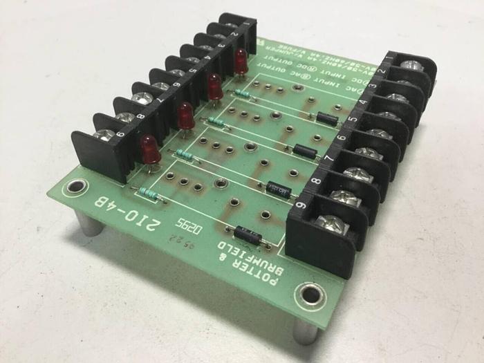 Used POTTER & BRUMFIELD Circuit Board 2I0-4B #100232