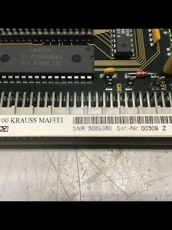 Used KRAUSS MAFFEI Circuit Board 5089560 USED