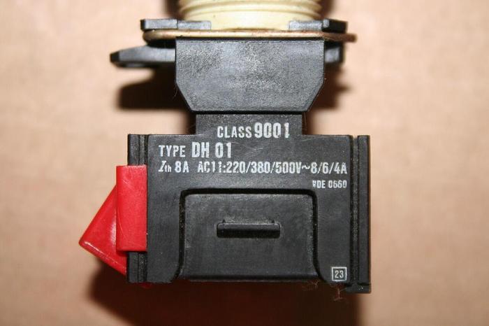 Used SQUARE D Push Button PB520 RED Used
