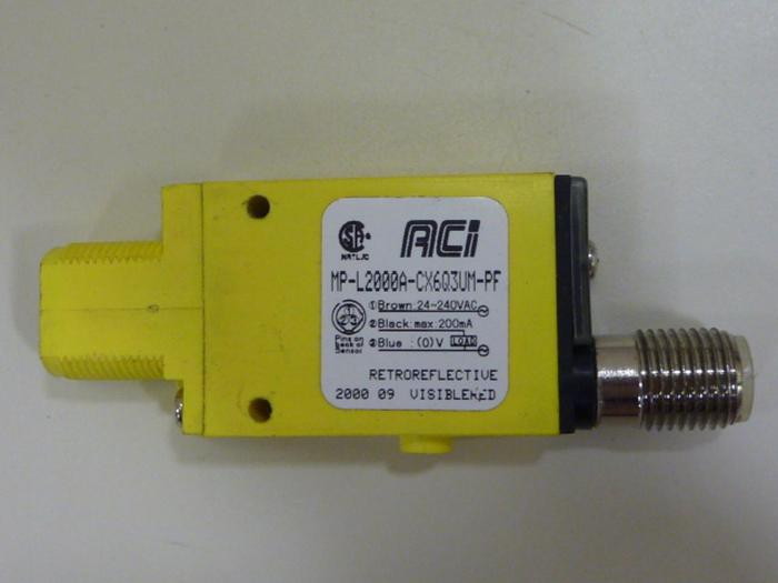 Used ACI Photoelectric Sensor MP-L2000A-CX6Q3UM-PF #55518