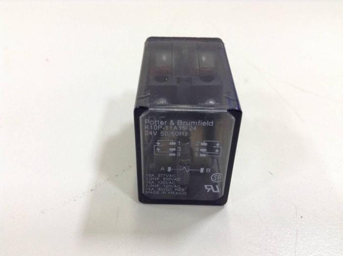 Used POTTER & BRUMFIELD Relay K10P-11A15-24 #76471