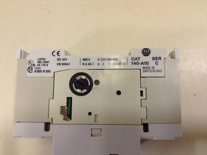 Used ALLEN BRADLEY Manual Motor Starter 140-MN-0100 SER C #79598
