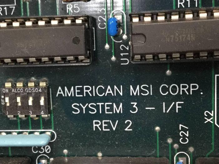 Used AMERICAN MSI Circuit Board 3000.020.096 #100167
