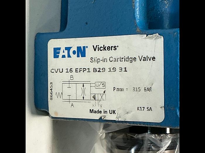Used EATON-VICKERS CVU 16 EFP1 B29 19 31