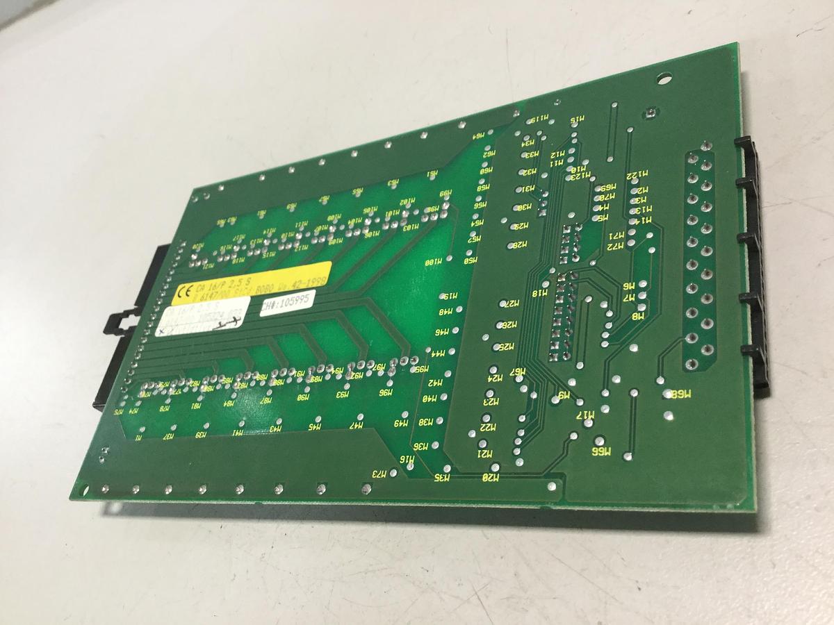 Used BACHMANN ELECTRONIC Output Card CA16/P2.5S E06149/00 002 USED
