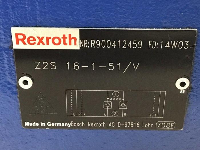 Used REXROTH Valve Z2S16151V #105901