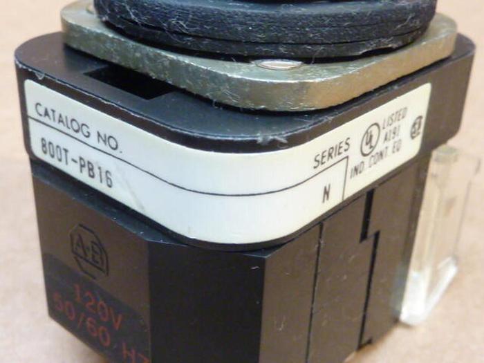 Used ALLEN BRADLEY Push Button 800T-PB16 RED #38158