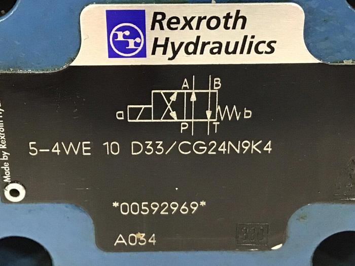Used REXROTH Valve 54WE10D33/CG24N9K4 Used #130949
