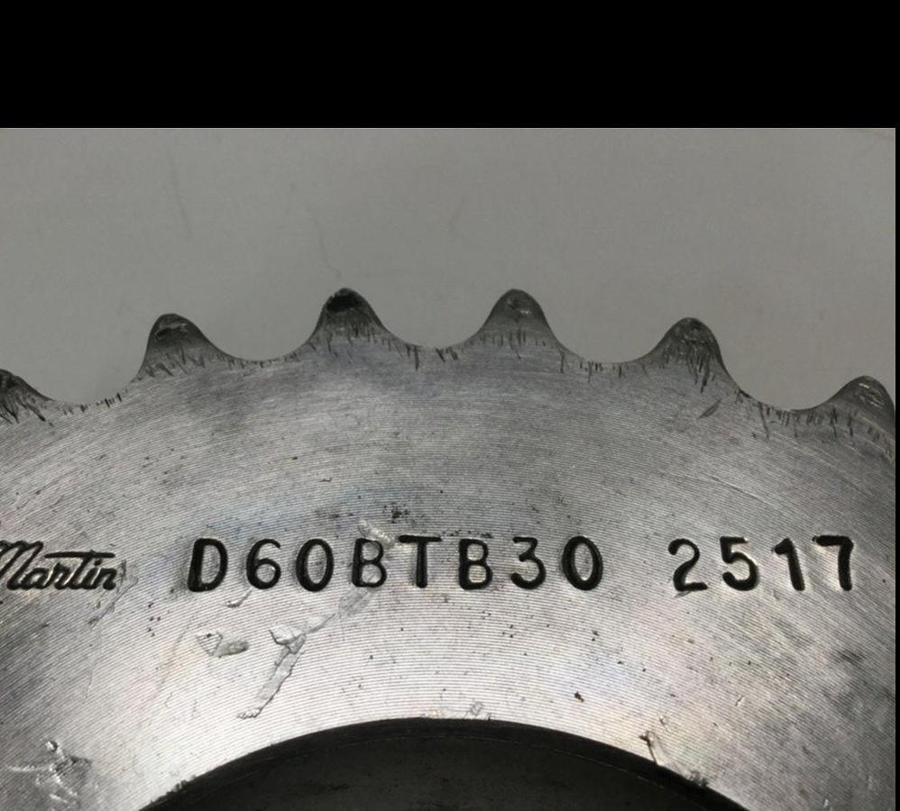 Used MARTIN Double Roller Sprocket D60BTB30 2517 USED